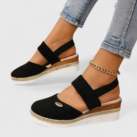 Clara | Elegante Sandalen Damen Trend - Schwarz