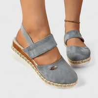 Clara | Elegante Sandalen Damen Trend - Grau