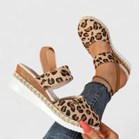 Clara | Elegante Sandalen Damen Trend - Leopard