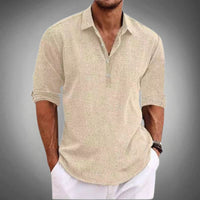 Joachim | Herren Klassisches Piqué Poloshirt - Beige