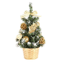 Mini-Weihnachtsbaum | DIY-Partydeko-Set für Kinder und Zuhause - Gold