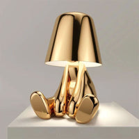 Misterlamp Moderne wiederaufladbare LED-Tischleuchte - Entspannendes Gold