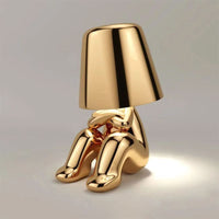 Misterlamp Moderne wiederaufladbare LED-Tischleuchte - Goldplünderung