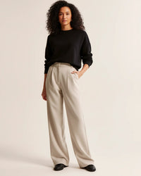 Dorothea | Damen Hohe Taille Chino Hose mit Taschen – High Waist Chino Taschen 2026 - Beige