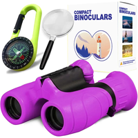 NatureScope | Kompaktes Fernglas für Kinder auf ihren Outdoor-Abenteuern - Lila