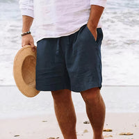 Svala leichte Sommerwebshorts für Herren - Marineblau