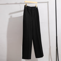 Damen Tailored Palazzo-Hose mit Bügelfalte und verdecktem Hakenverschluss Nord Taschen - Schwarz
