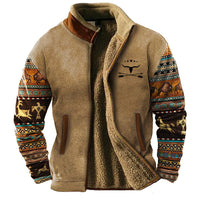 Savrani™ | Herren Fleecejacke - Hellkhaki