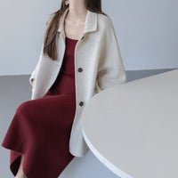 Damen Übergroße Utility-Jacke Nord Taschen - Weiß