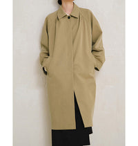 Damen Stilvolle Übergangsjacke Nord Taschen - Khaki