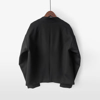 Damen Übergröße Blazer Nord Taschen - Schwarz