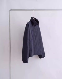 Damen Übergangsjacke mit hohem Kragen und seitlichen Taschen Nord Taschen - Schwarz