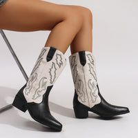Damen Cowboystiefel - Schwarz
