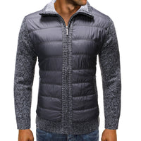 Herren Steppjacke mit langen Ärmeln - Grau