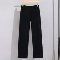Damen Performance-Trainingsjacke mit Stehkragen und Daumenloch Nord Taschen - Schwarze Hose