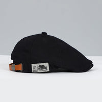 Vintage-Basecap mit Taschen - Schwarz