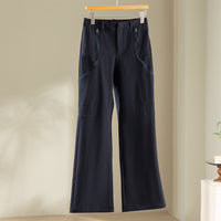 Damen Kapuzen-Softshelljacke mit Zwei-Wege-Reißverschluss und ergonomischer Schnitt Nord Taschen - Marineblaue Hose