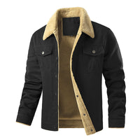 Herren Bequeme und warme Steppjacke Nord Taschen - Schwarz