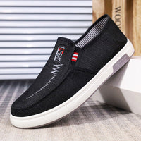 Herren Slip-On Sneakers mit orthopädischer Unterstützung - Schwarz