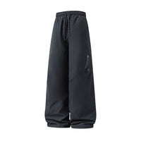 Unisex Weite wasserabweisende Outdoor-Hose mit hohem Bund und Reißverschlusstasche Nord Taschen - Kohleschwarz