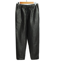 Damen Lederimitat-Jogginghose mit elastischem Bund und Tunnelzug Nord Taschen - Farbe wie Bild