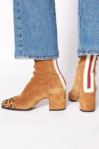 Alina | Elegante Stiefel Damen modern & lässig - Cuoio