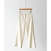 Damen Weit geschnittene elegante Trousers Nord Taschen - Elfenbein