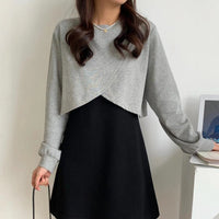 FELICITAS - Bequemes, weiches zweiteiliges Set - Grau