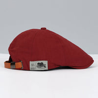 Vintage-Basecap mit Taschen - Rot