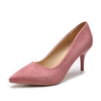 Damen nan spitze Court-Pumps mit schlankem Stilettoabsatz und gepolsterter Komfortinnensohle - Rosa