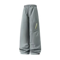 Unisex Weite wasserabweisende Outdoor-Hose mit hohem Bund und Reißverschlusstasche Nord Taschen - Silberschnee