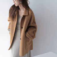 Damen Übergroße Utility-Jacke Nord Taschen - Camel
