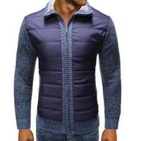 Herren Steppjacke mit langen Ärmeln - Blau