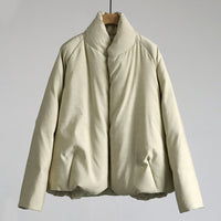 Damen Urbaner Steppjacke Nord Taschen - Bohnengrün