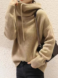 Amina | Eleganter Rollkragenpullover für Damen mit Komfort - Camel