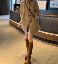 Damen Trendige und leichte Übergangsjacke Nord Taschen - Khaki