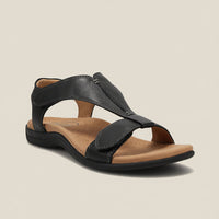 Orthopädische Damen Sandalen Weicher Sohle Sommer - Schwarz
