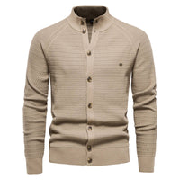Lena | Strickjacke Im Zopfmuster - Khaki