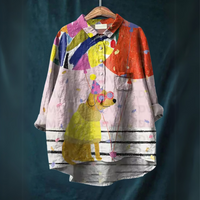 Nora™ - Hundekunst-Shirt - Mehrfarbig