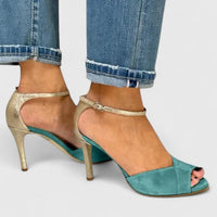 Nolavie | Damen Elegante Absatzschuhe – Moderne Elegante Pumps - Grün