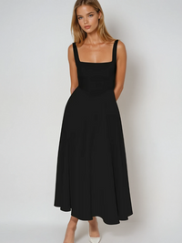 Scarlett Grace | Damen Elegantes Kleid – Leidenschaftlich Anmutiges Kleid - Black