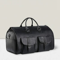 Lillfrid | Klassische Wochenendtasche mit Vintage-Touch - Schwarz