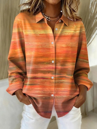 Hanna | Damen Bluse kariert modern & langärmlig - Print 5