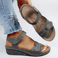 Margot | Orthopädische Komfort-Flex Sandale für Damen - Grau