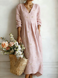 Mbavera - Kleid Mit Blumenmuster - Rosa