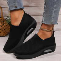 Mira | Orthopädische Komfortschuhe zum Reinschlüpfen - Schwarz