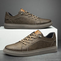 Hampus – Sneakers Aus Echtem Leder - Braun
