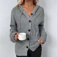 CARA – Luxuriöse Strickjacke für Damen - Grau