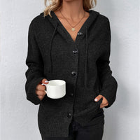 CARA – Luxuriöse Strickjacke für Damen - Schwarz