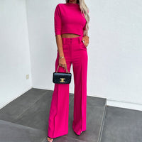 Julia - Elegantes Zweiteiliges Set - Warmes Rosa